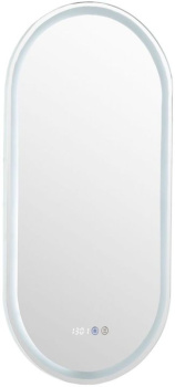 Зеркало Aquanet Монте 45 белое матовое