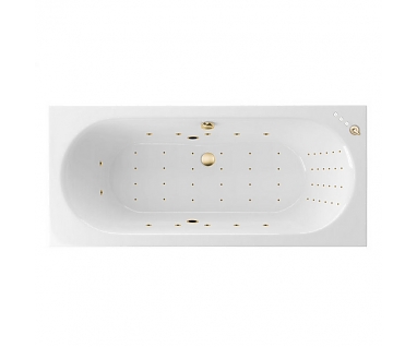 Акриловая ванна Excellent Oceana Slim NANO 160x75 золото