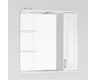Зеркало-шкаф Style Line Олеандр-2 75/С Люкс, белый