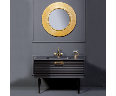 Мебель для ванной Armadi Art Vallessi Avantgarde Linea 100 с раковиной-столешницей
