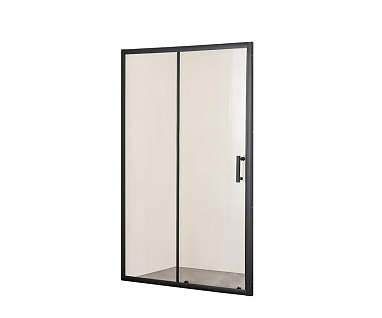 Душевая дверь Taliente 110x195 TA-110-1CB, стекло прозрачное, профиль черный