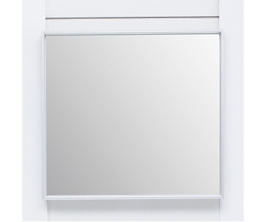 Зеркало De Aqua Алюминиум 60 серебро с подсветкой по периметру