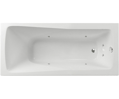 Акриловая ванна Aquatika H2O Авентура Basic 160x70 cм