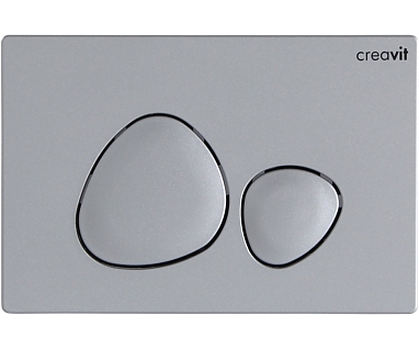 Кнопка смыва Creavit Spa GP7002.00 серый матовый