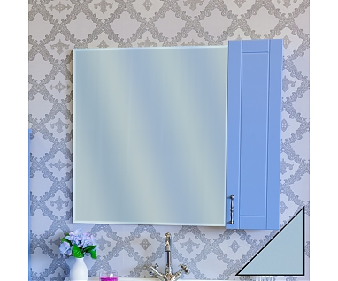 Зеркало-шкаф Sanflor Глория 85 R, серый