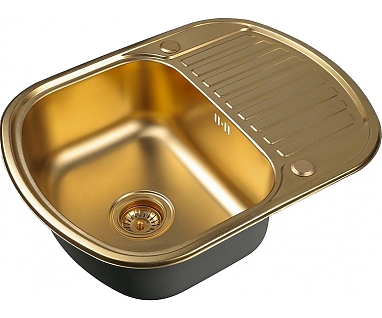 Мойка кухонная Zorg Inox Pvd SZR-6249 bronze