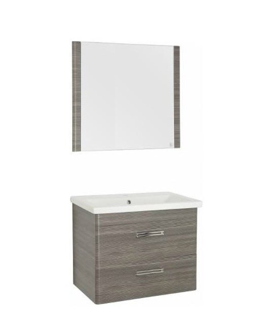 Мебель для ванной подвесная Style Line Лотос 80 шелк зебрано PLUS