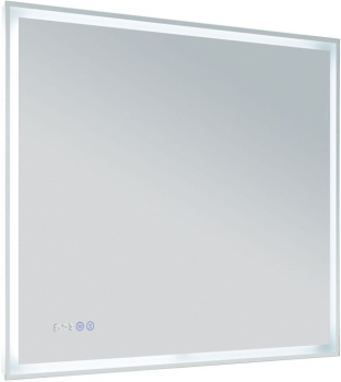 Зеркало Aquanet Оптима 90 белое матовое