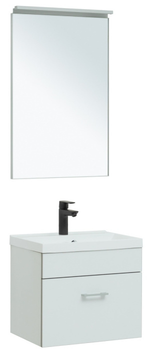 Мебель для ванной Aquanet Верона 50 подвесная, белый матовый