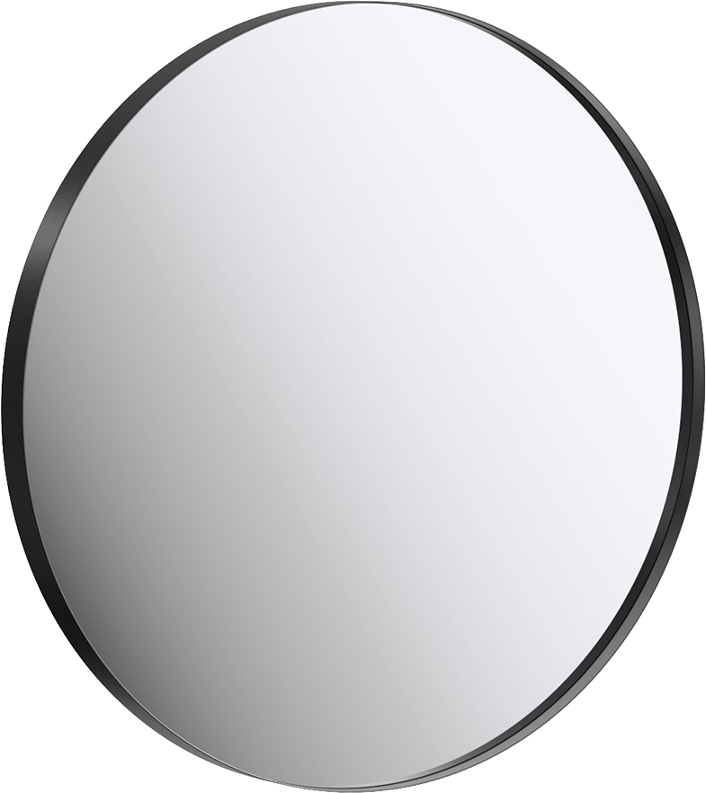 Зеркало Aqwella RM 80 круглое черное
