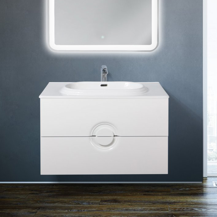 Тумба для комплекта BelBagno Onda 80 bianco lucido