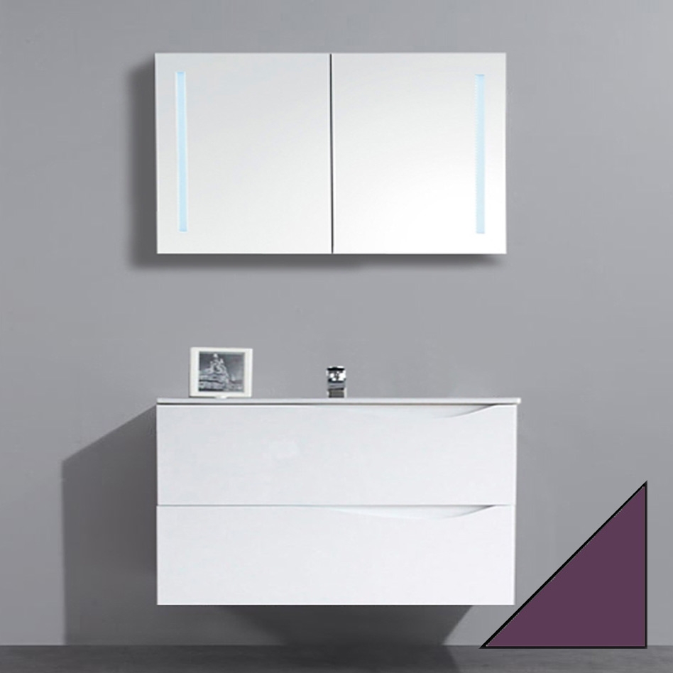 Мебель для ванной BelBagno Clima 100 crystal violet подвесная