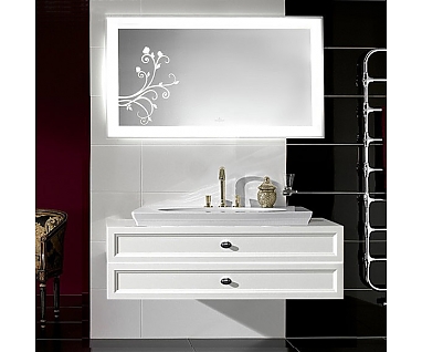 Мебель для ванной Villeroy &amp; Boch La Belle белая, 2 ящика
