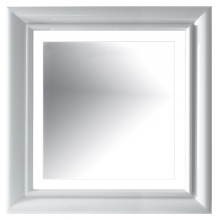 Зеркало Galassia Ethos 8481 90x90 см белое с подсветкой