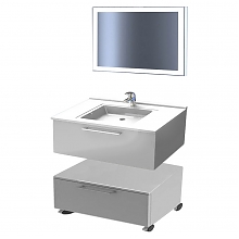 Мебель для ванной De Aqua Квадро-2 90