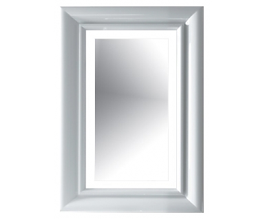 Зеркало Galassia Ethos 8485 60x90 см белое с подсветкой