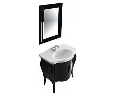 Мебель для ванной Galassia Ethos 8479NE 75 см черная