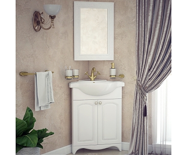 Мебель для ванной Corozo Классика 65 угловая