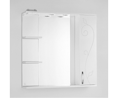 Зеркало-шкаф Style Line Эко Фьюжн Панда 80/С белый