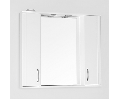 Зеркало-шкаф Style Line Эко Стандарт Панда 90/С белый