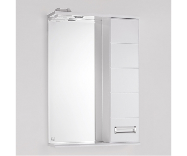Зеркало-шкаф Style Line Ирис 55/С белый