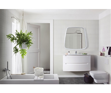 Мебель для ванной комнаты Belux Бари New 100 НП100-02 белая