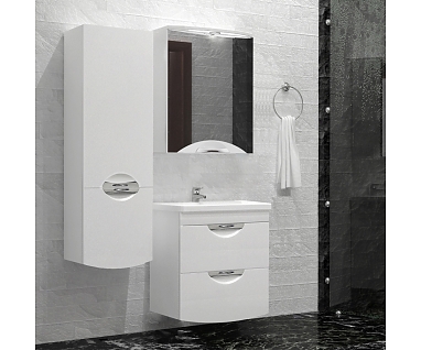 Мебель для ванной Style Line Жасмин-2 50 Люкс Plus, белая