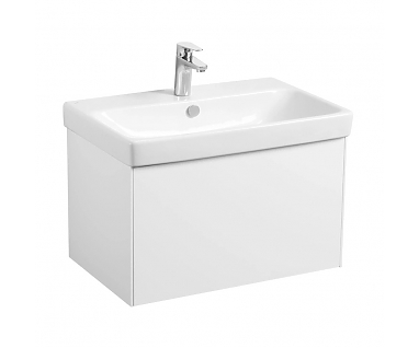 Мебель для ванной AQUATON Асти 70 белый матовый, белый глянец