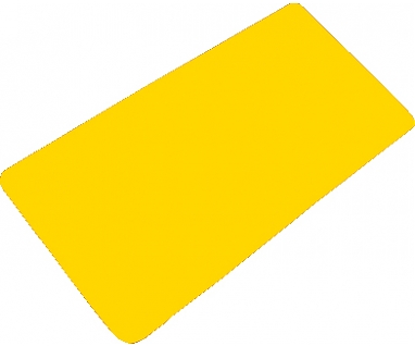 Коврик Bacchetta 36x71 желтый в ванну