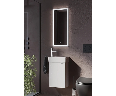 Мебель для ванной SANCOS Mini 35 L подвесная, белая глянцевая
