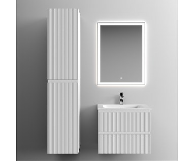 Мебель для ванной SANCOS Snob T 60 подвесная, 2 ящика, Bianco