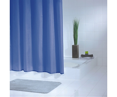Штора для ванной Ridder Standard 31333 синяя, 180x200