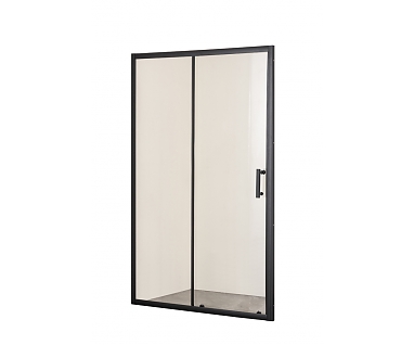 Душевая дверь Taliente 120x185 TA-120CB, стекло прозрачное, профиль черный