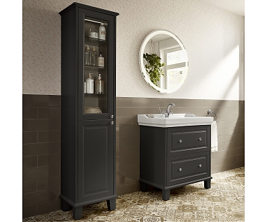 Мебель для ванной Roca Carmen 80 темно-серый сатин