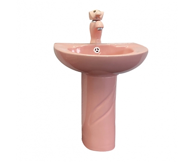 Комплект COMFORTY детский розовый 0991P с донным клапаном 