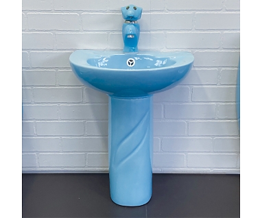 Комплект COMFORTY детский голубой  0991B с донным клапаном 