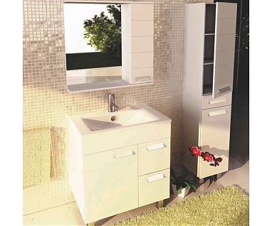 Мебель для ванной COMFORTY Модена М-75 белая матовая 