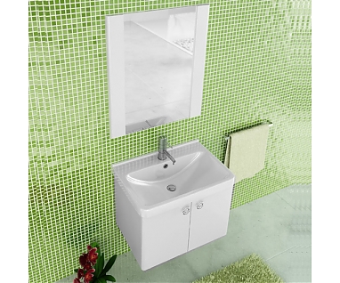 Мебель для ванной Comforty Флоренция 70 П белый глянец
