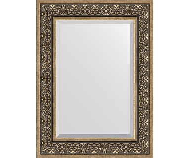 Зеркало Evoform Exclusive BY 3397 59x79 см вензель серебряный
