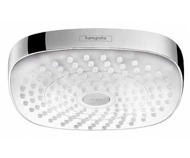 Верхний душ Hansgrohe Croma Select E 180 26524400 белый/хром