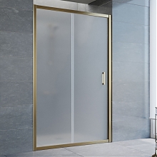 Душевая дверь в нишу Vegas Glass ZP 0120 05 10 профиль бронза, стекло сатин