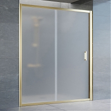 Душевая дверь в нишу Vegas Glass ZP 0160 09 10 профиль золото, стекло сатин