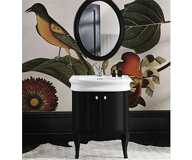 Мебель для ванной Simas Lante LAM70 черный глянцевый