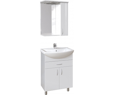 Мебель для ванной комнаты Sanstar Вольга 60, с/ящ, белый