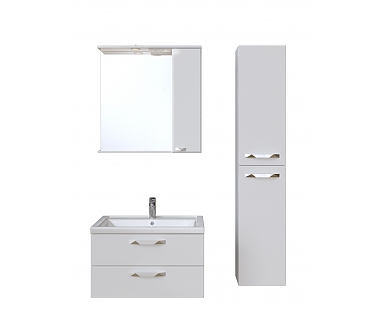 Мебель для ванной комнаты Sanstar Cristal 70 подвес, 2/ящ, белый