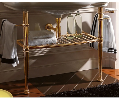 Мебель для ванной Kerasan Retro 730091 золото с зеркалом