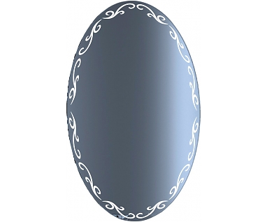 Зеркало De Aqua Декор с подсветкой
