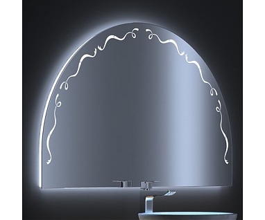 Зеркало De Aqua Эскалада 117 с LED подсветкой