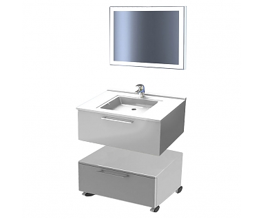 Мебель для ванной De Aqua Квадро-2 80