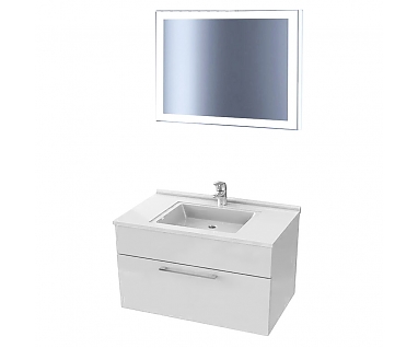 Мебель для ванной De Aqua Квадро-1 90